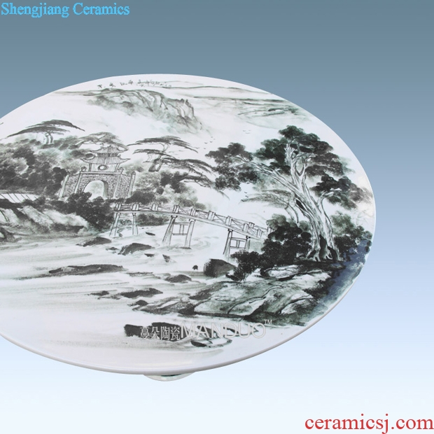 Jingdezhen porcelain ceramic table table decoration supplies ceramic stool balcony ceramic villa garden