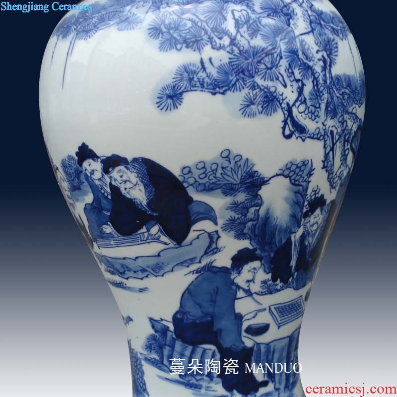 Jingdezhen porcelain general character of classical porcelain pot landscape classical personage general porcelain pot