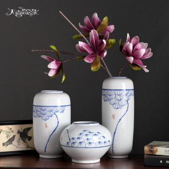 Jingdezhen Chinese pottery and porcelain vase household act the role ofing is tasted furnishing articles flower arrangement of contemporary sitting room decoration decoration arts and crafts