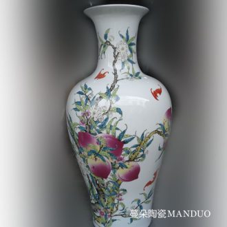 60-70 cm tall xiantao porcelain vases fishtail xiantao porcelain vases bats xiantao vase