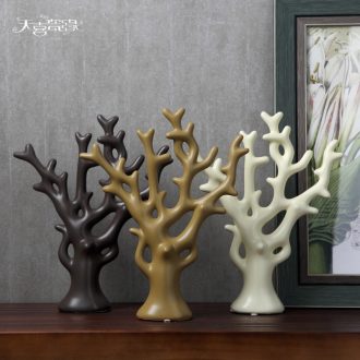 Modern creative Nordic household act the role ofing is tasted furnishing articles sitting room ark TV ark wedding gift decoration ceramic arts and crafts