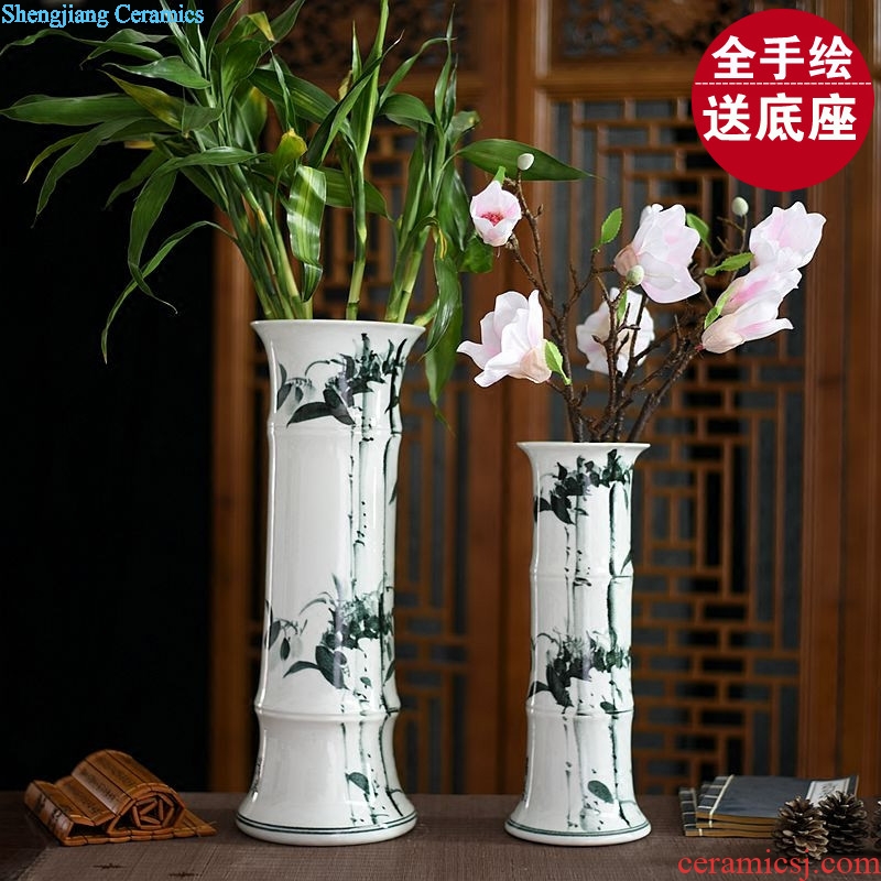 Scene imitation Ming and qing dynasty, jingdezhen ceramics hand-painted bucket decorated prosperous trading household act the role ofing is tasted crafts are open