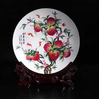 35 cm xiantao jingdezhen porcelain furnishing articles xiantao bats celebration gift porcelain furnishing articles furnishing articles