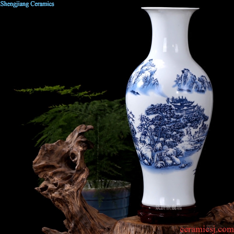 Jingdezhen ceramics khe sanh travelled to the ground size vase mesa place to live in a home sitting room adornment