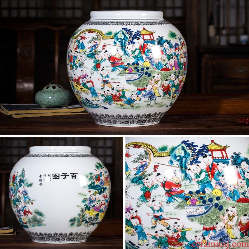 Jingdezhen ceramics vases, flower arranging furnishing articles figure home sitting room adornment process antique Chinese style is classic the ancient philosophers