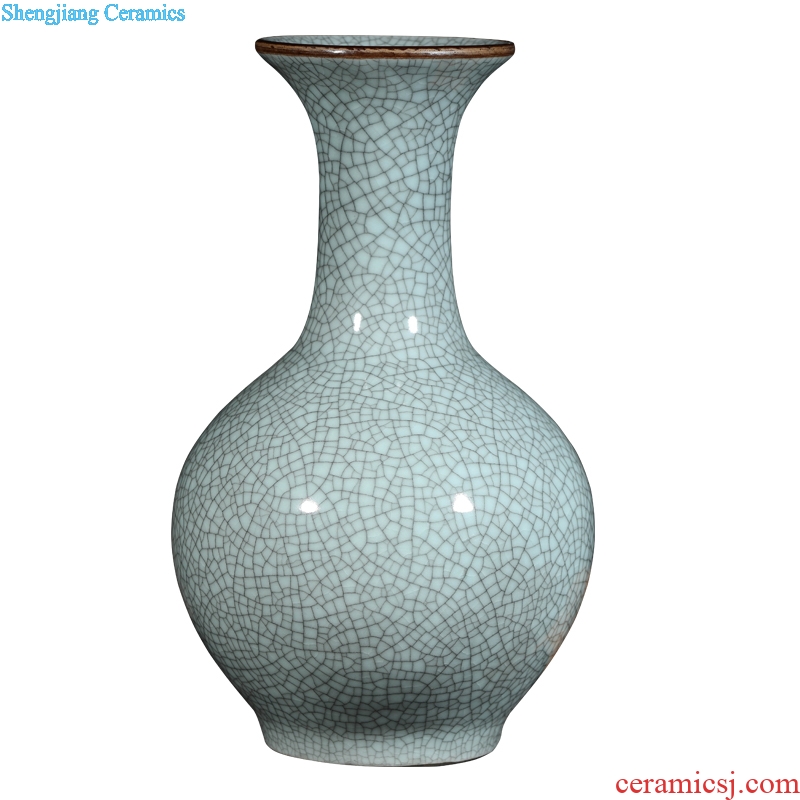 Jingdezhen ceramics vase furnishing articles flower arranging archaize sitting room kiln flower implement classical Chinese style household decorations