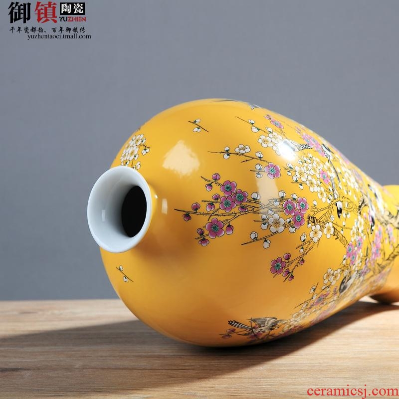 The modern home decoration ceramic furnishing articles sitting room porch ark TV ark vase decoration creative arts and crafts