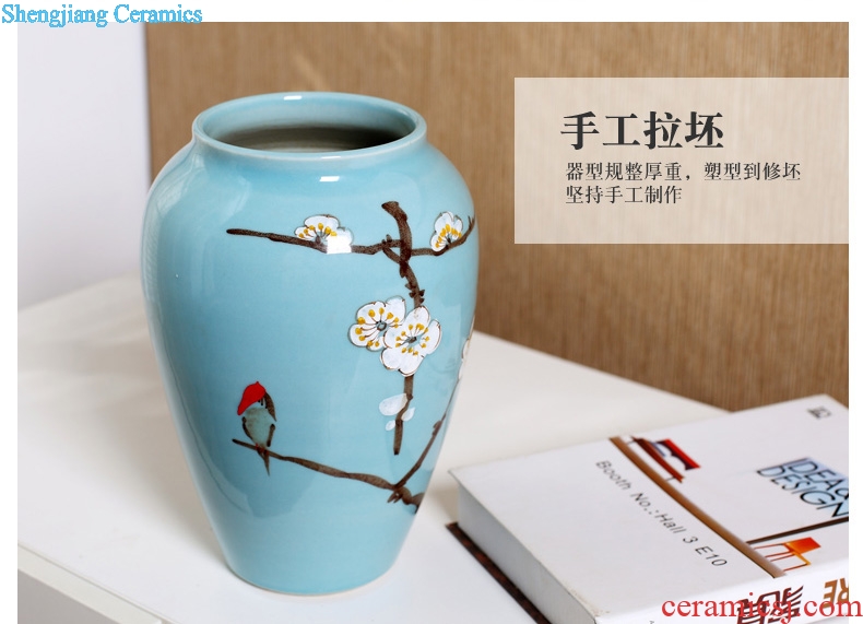 Creative furnishing articles household act the role ofing is tasted wine sitting room bedroom decoration wedding gift vase ceramic handicraft ornament