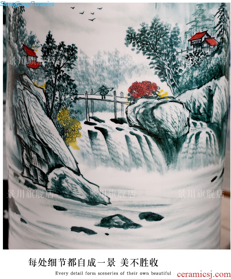 Has a long history in the hand-painted pastel big quiver of jingdezhen ceramic home sitting room be born Chinese penjing big vase