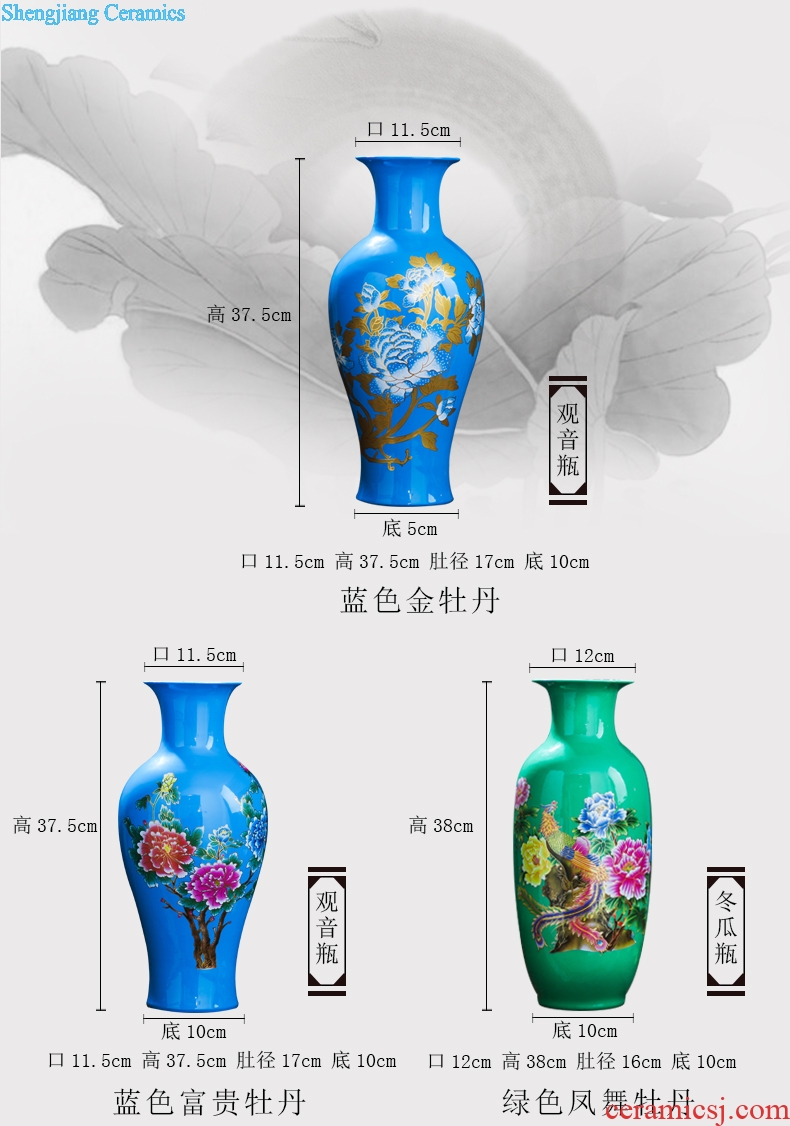 Jingdezhen ceramics ceramic vases, flower arranging is home sitting room adornment ornament furnishing articles wedding gift wrap and mail
