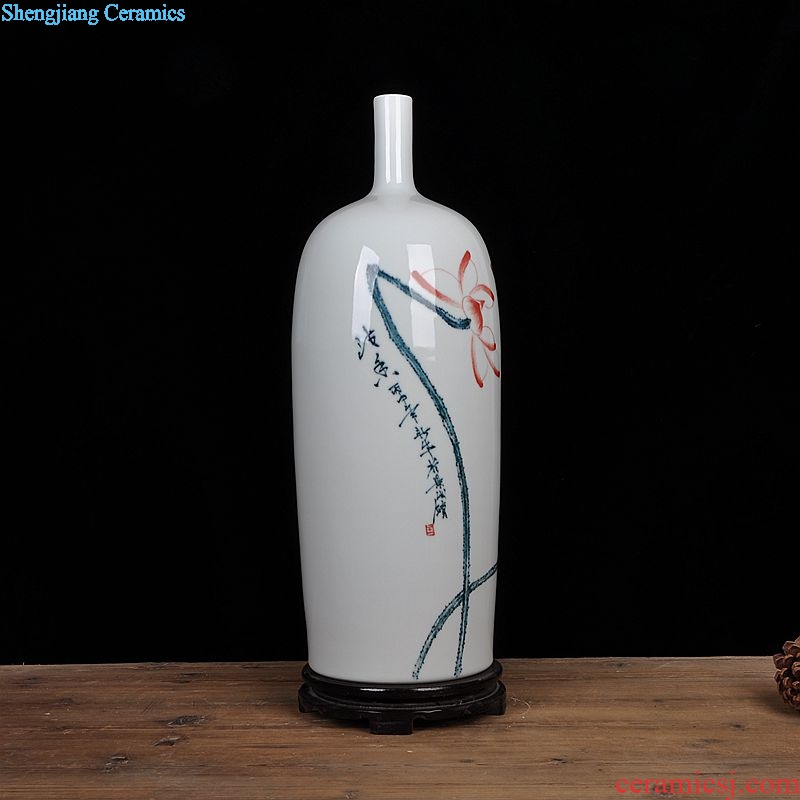 Scene, jingdezhen ceramic vase xinhua hand-painted "fragrance" household act the role ofing is tasted crafts