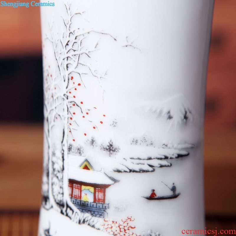 Forest fire creative jingdezhen ceramics keep-warm glass insulation cup double cup gift office cup DongMei