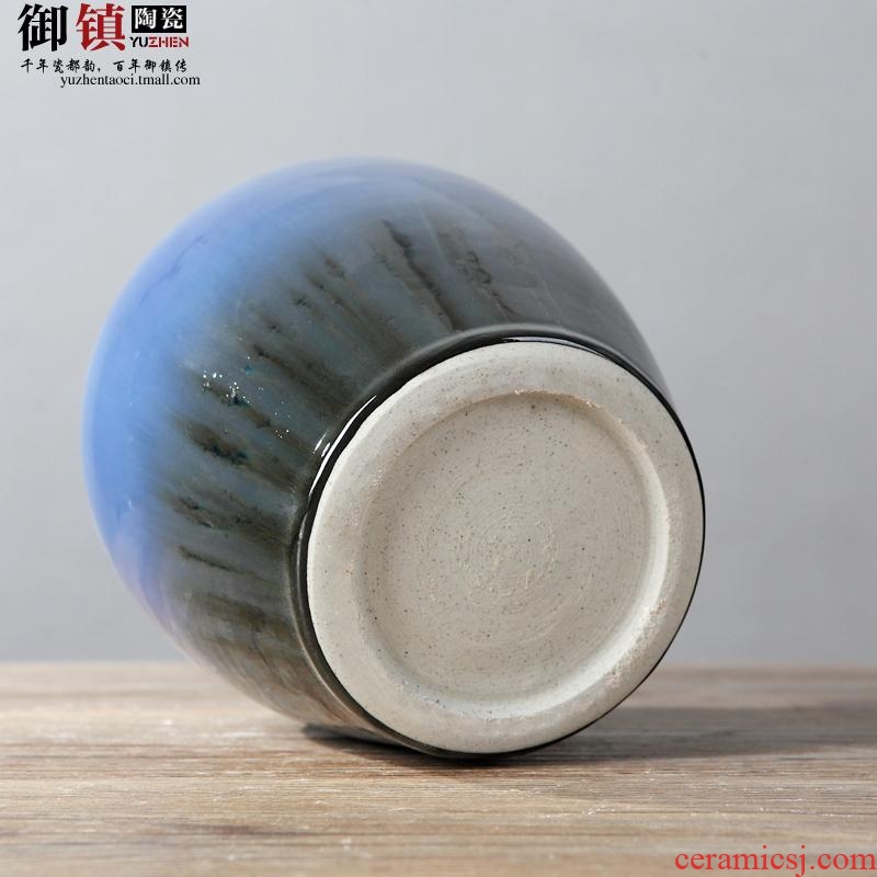 Jingdezhen ceramic vase decoration three-piece mesa of contemporary and contracted style living room decoration household act the role ofing is tasted furnishing articles