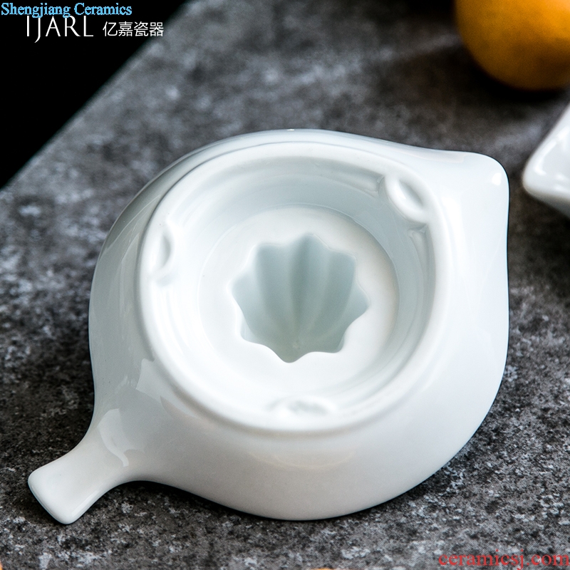 Ijarl million jia manual ceramic creative contracted lemon and orange juicer mini home easy to clean