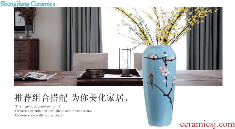 Creative furnishing articles household act the role ofing is tasted wine sitting room bedroom decoration wedding gift vase ceramic handicraft ornament