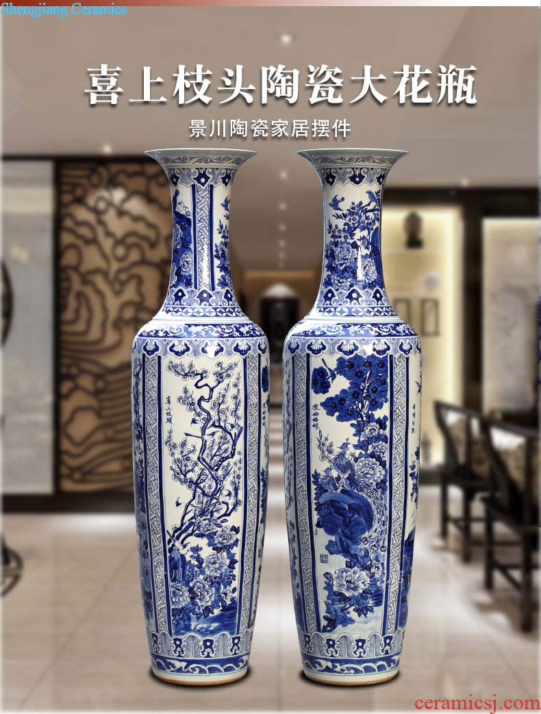 Chicken habitat wutong large vases, jingdezhen ceramics home sitting room adornment opening gifts large furnishing articles