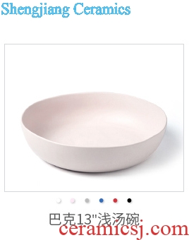 Ijarl million jia creative American large ceramic bowl of fish head salad bowl household microwave tableware in Manhattan