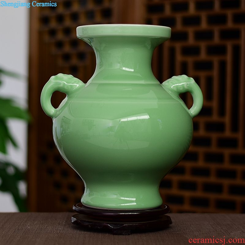 Jingdezhen ceramic vase famous hand-painted furnishing articles furnishing articles sitting room adornment porcelain vase modern new classic