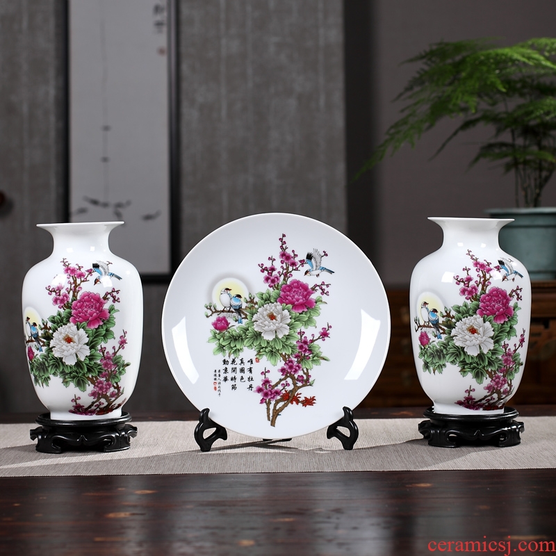 Rich ancient frame of jingdezhen ceramics vase home wine ark adornment furnishing articles sitting room small handicraft decoration arranging flowers