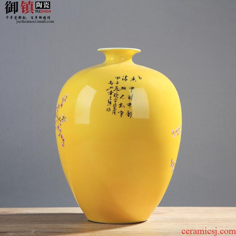 Contracted home decoration ceramic furnishing articles sitting room porch ark TV ark vase decoration creative arts and crafts