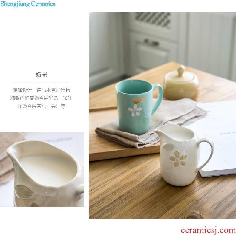 Million jia household ceramic cup suit contracted creative mug cup couples lovely hot milk a cup of coffee cup