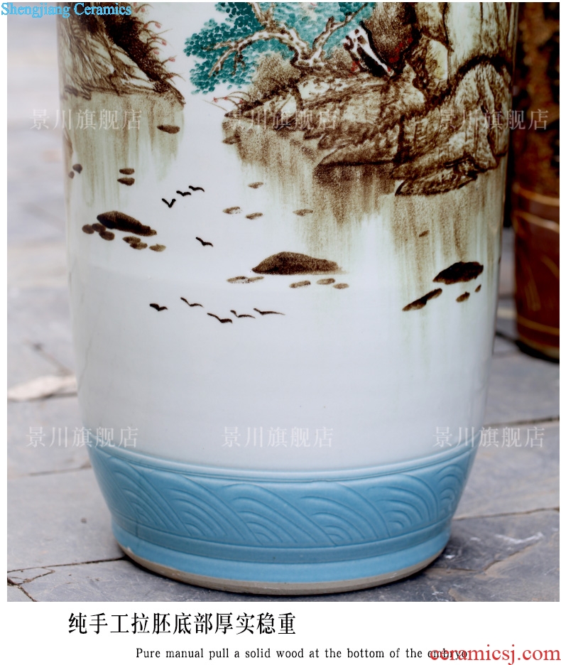 Hand-painted has a long history of large vases, jingdezhen ceramics home sitting room place hotel decoration