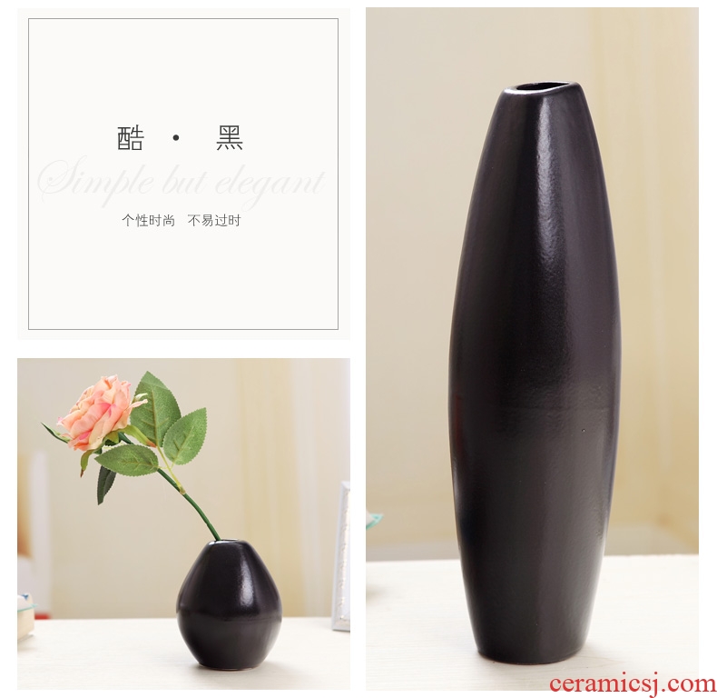 Creative home furnishing articles floret bottle of flower arranging white mesa of contemporary and contracted sitting room office ceramic vase
