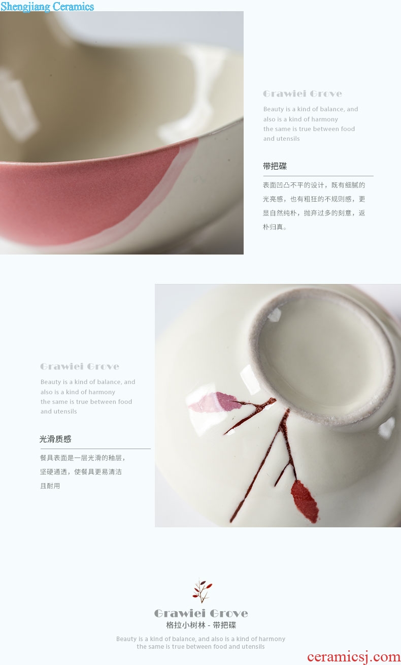 Ijarl household ceramics serving Japanese tableware vinegar dish of soy sauce dish taste dish plate creative snack plate