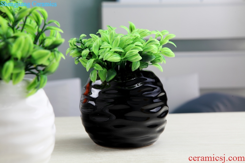 Mini sitting room ark suit ceramic flower vase household act the role ofing is tasted contemporary and contracted fashion creative gift decoration