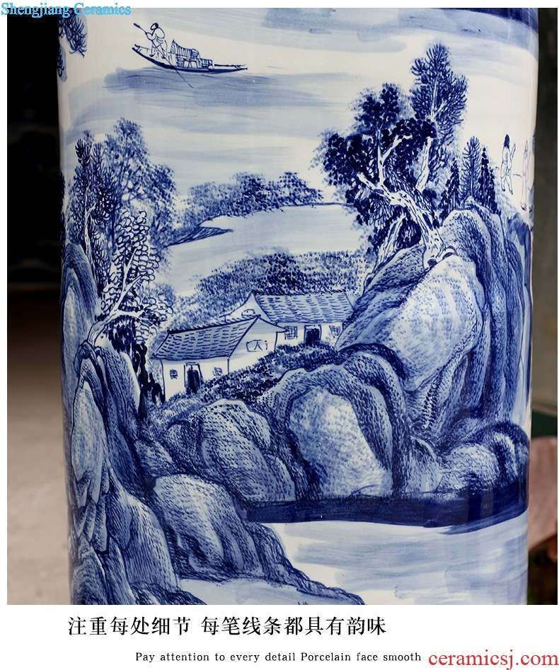 Hand-painted splendid sunvo landing quiver of jingdezhen ceramic vase furnishing articles furnishing articles hotel shops hall act the role ofing is tasted