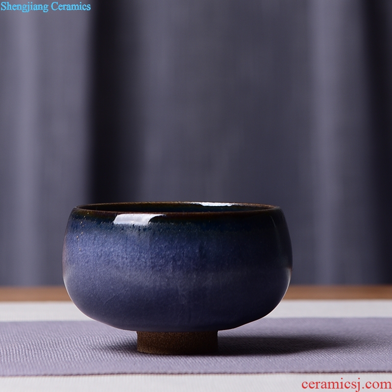 TaoXiChuan jingdezhen ceramic manual single color glaze kiln household cup master cup tea cups of tea ceremony