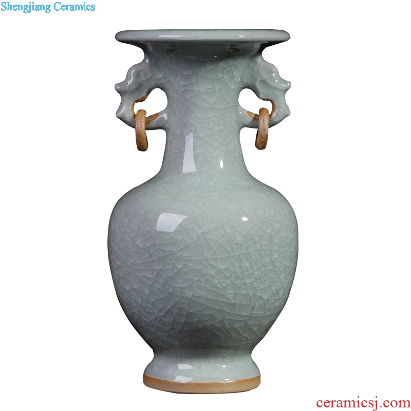 Jingdezhen ceramics vases, flower flower implement guest dining room porch decoration porcelain exhibition hall household furnishing articles