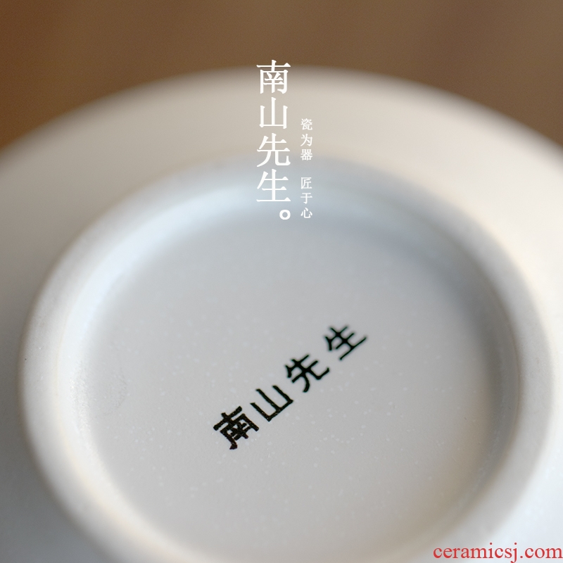 Mr Nan shan cloud the circular caddy large-sized ceramic seal pot Japanese kung fu tea set portable piggy bank