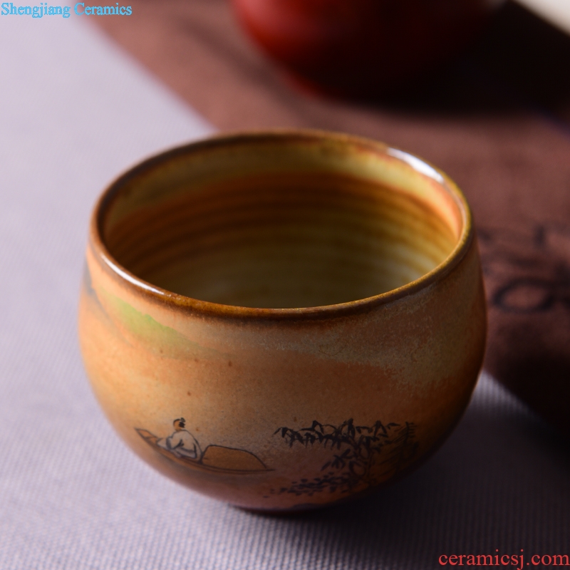TaoXiChuan new jingdezhen firewood hand-painted single cup home owner cup ceramic tea set personal sample tea cup