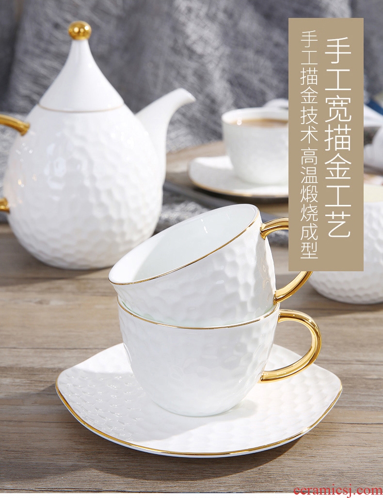 Vidsel/wes del English afternoon tea tea set household ceramics european-style coffee cups kit