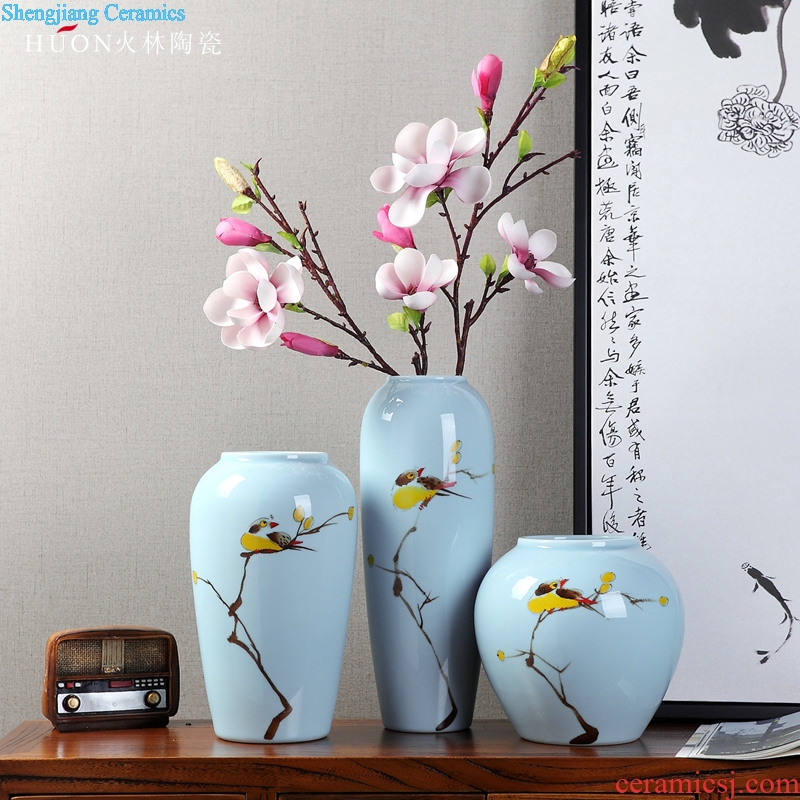 Jingdezhen modern new Chinese TV ark ceramic vase the sitting room porch zen decorative home furnishing articles