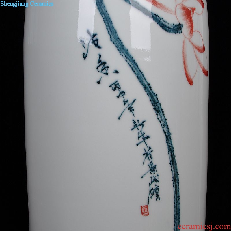 Scene, jingdezhen ceramic vase xinhua hand-painted "fragrance" household act the role ofing is tasted crafts