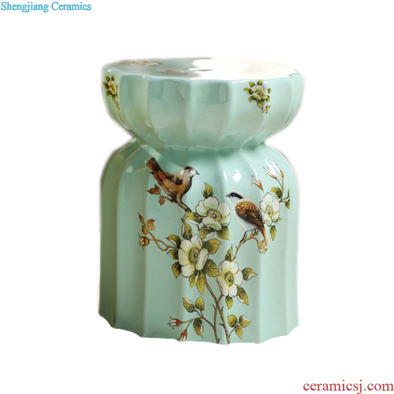 New Chinese style of jingdezhen ceramic drum stool home furnishing articles new classic shoes stool archaize stool handicraft decoration