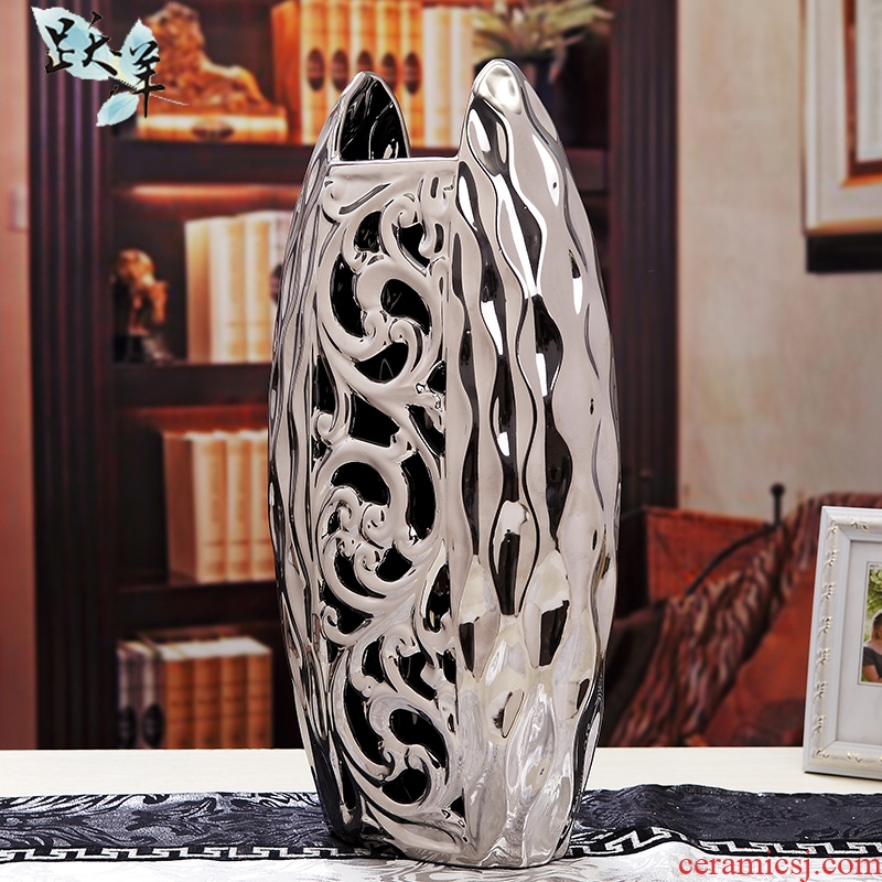 European vase furnishing articles ceramic table land contracted sitting room TV cabinet accessories creative home American arts and crafts