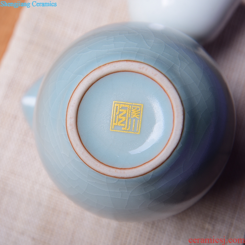 TaoXiChuan jingdezhen your kiln kung fu tea set on ceramic can be used to support a family contracted four small office
