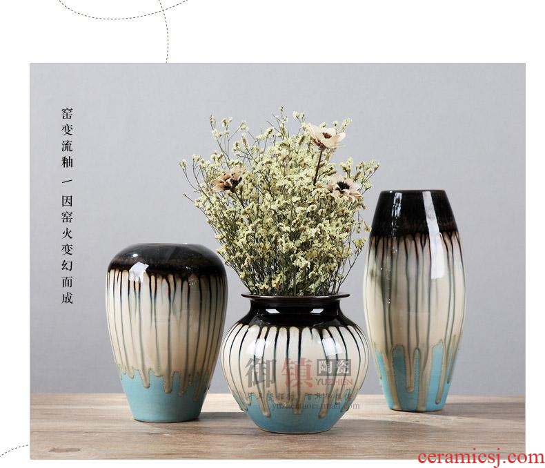 Jingdezhen household act the role ofing is tasted furnishing articles sitting room porch ark vase desktop flower arranging creative ceramics handicraft ornament