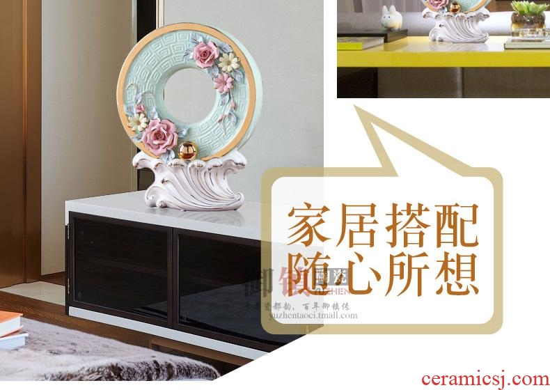 Jingdezhen ceramic office furnishing articles home decoration stores choi, porch is the study and sitting room decoration