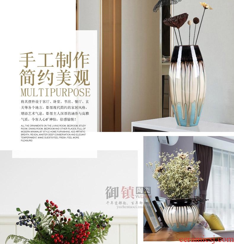 Jingdezhen household act the role ofing is tasted furnishing articles sitting room porch ark vase desktop flower arranging creative ceramics handicraft ornament