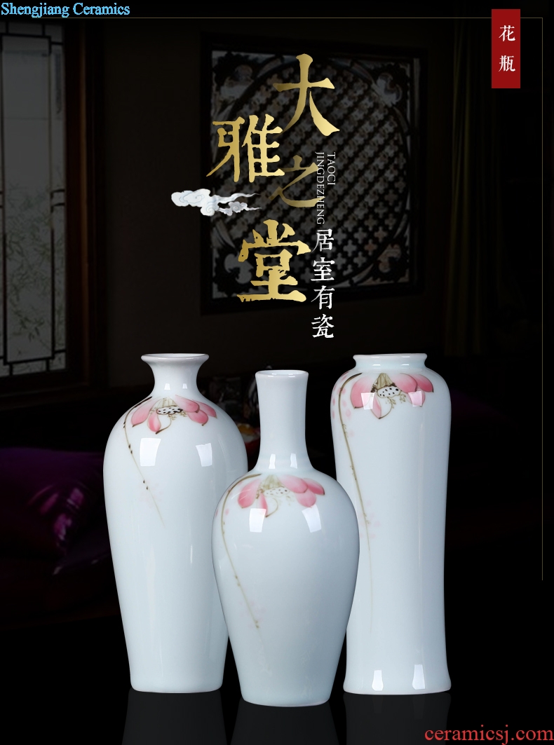 Jingdezhen ceramics vase furnishing articles vases, flower arranging flowers flowers is pet bottle rich ancient frame decoration decoration