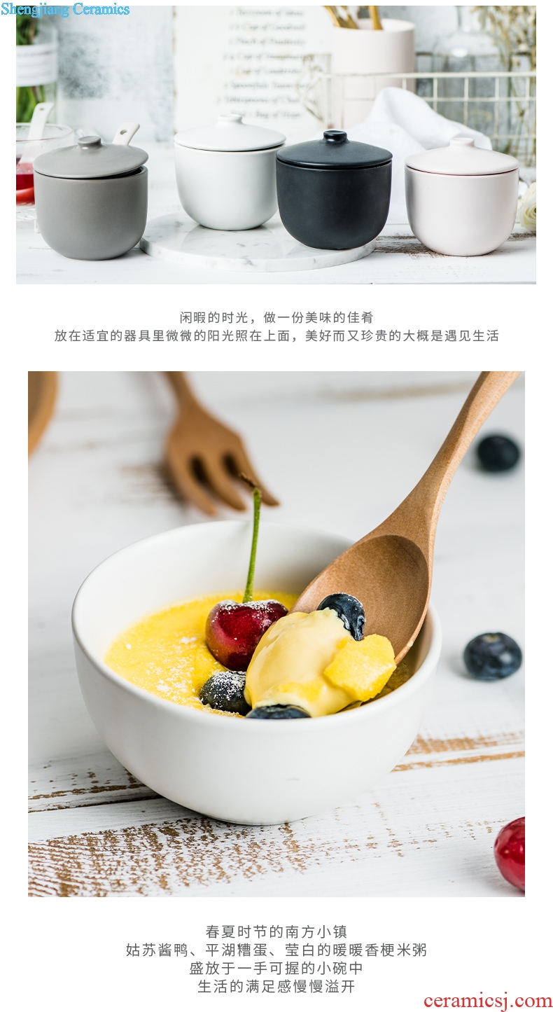 Small bowl bowl cover ceramic creative household sugar water bowl dessert bowl dish bird's nest soup bowl pudding bowl of double peel milk cup