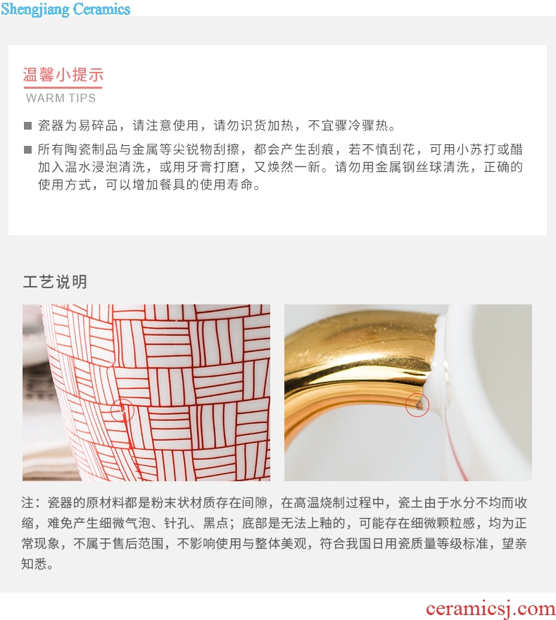 Million jia creative ceramic mugs contracted personality cups milk drink a cup of coffee cup office printing color