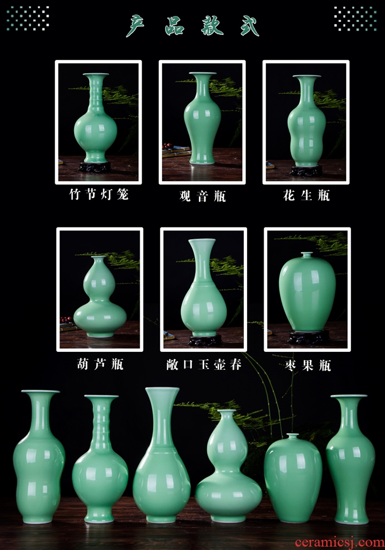 Jingdezhen ceramics floret bottle of flower implement household wine TV ark adornment handicraft furnishing articles esojlu sitting room