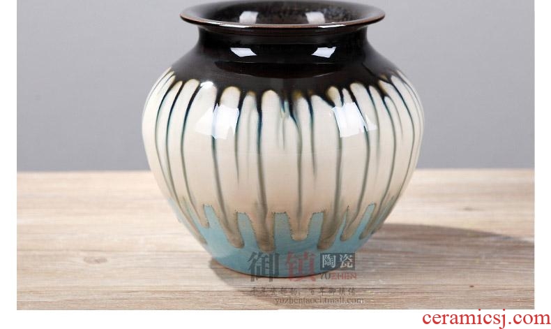 Jingdezhen household act the role ofing is tasted furnishing articles sitting room porch ark vase desktop flower arranging creative ceramics handicraft ornament