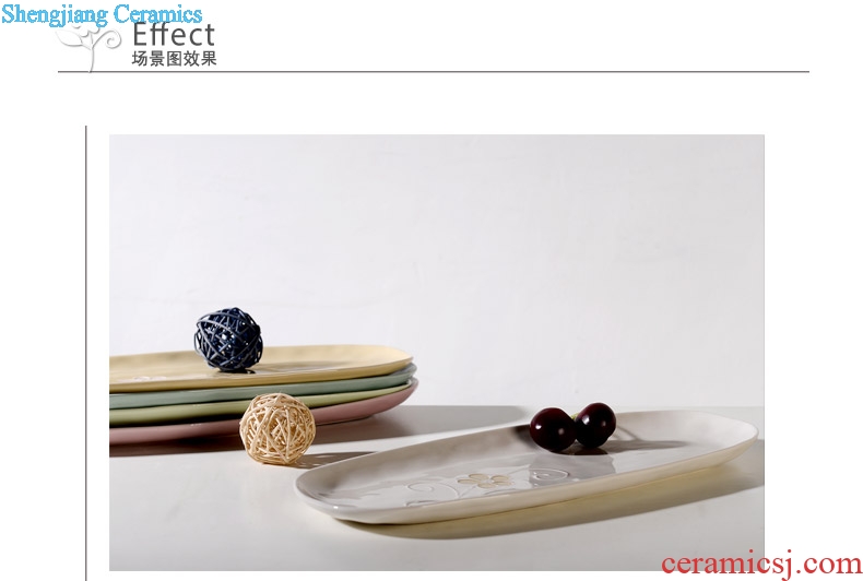 Ijarl million jia long Japanese ceramic dish dish plates of sushi fish dish dumpling dish dish fruit bowl