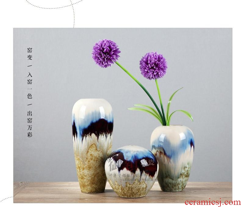 Jingdezhen ceramic desktop color change place decoration household act the role ofing is tasted sitting room sample room study creative arts and crafts